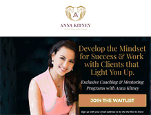 Tablet Screenshot of annakitney.com